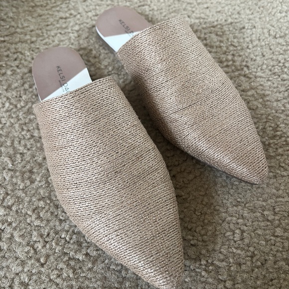 Anthropologie Kelsi Dagger Brooklyn Pointed-Toe Mules - Size 7.5 - Picture 3 of 7